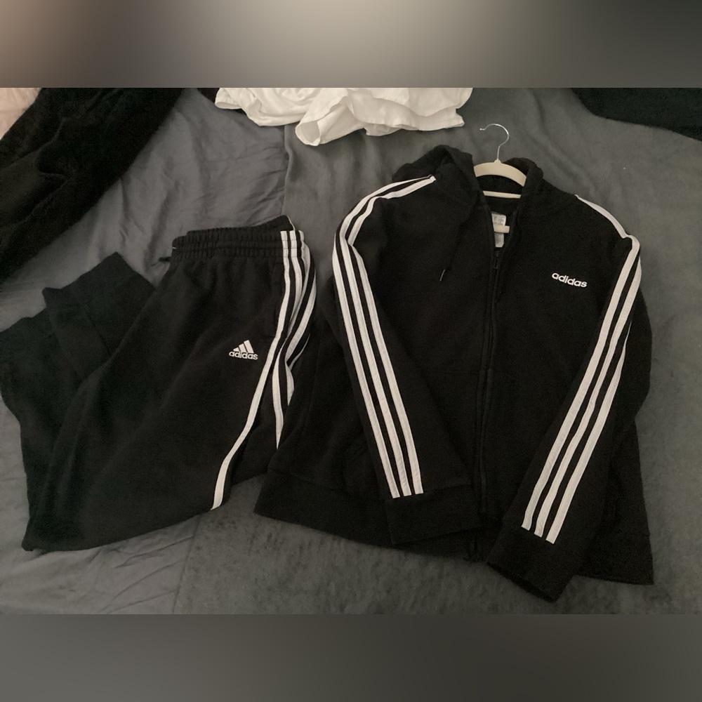 Adidas top and bottom set